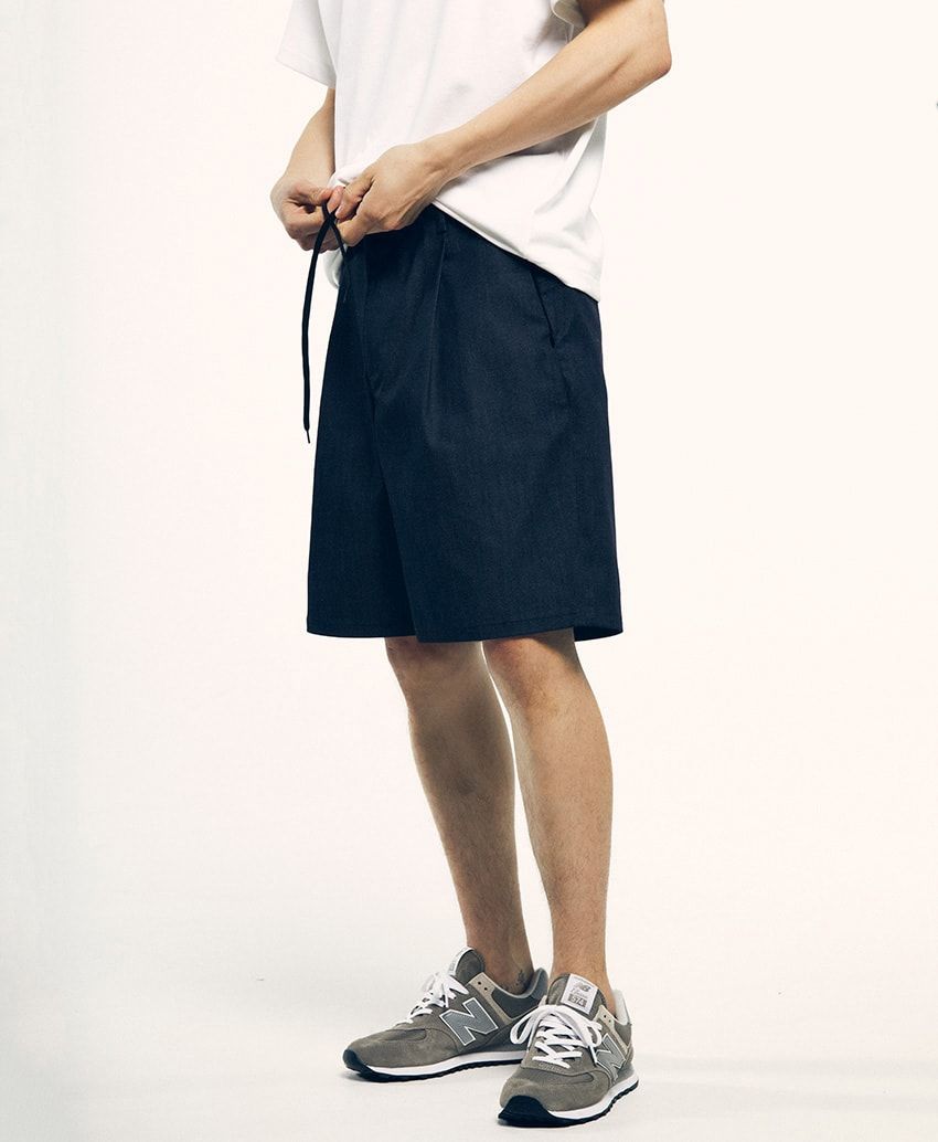 濡れてもすぐ乾く「ニューバランス」のデニムショーツは、雨にも強く、水遊び対応にも！ - 4枚目の画像