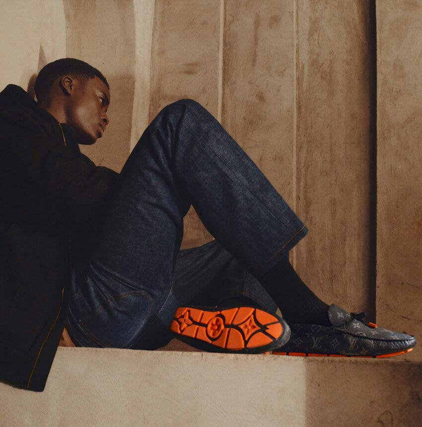 故ヴァージルによる「ルイ・ヴィトン」ドライビングシューズ。ポップな色使いに注目！ - 5枚目の画像