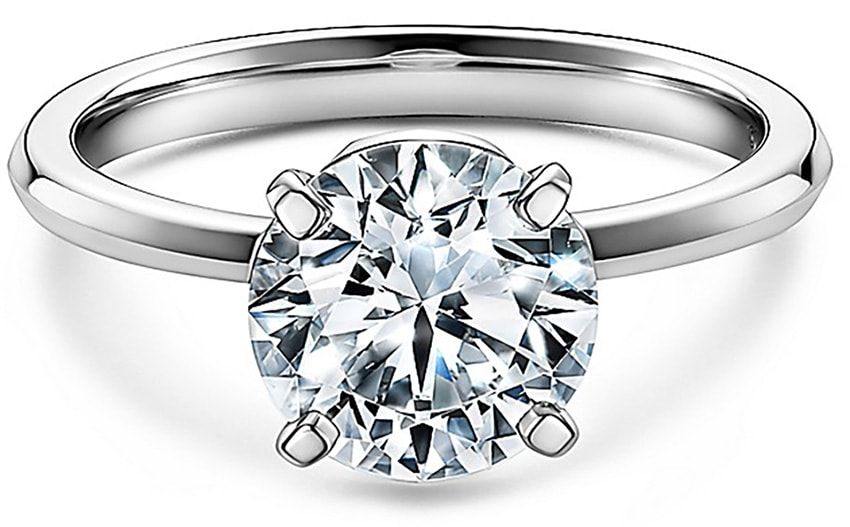 「ティファニー トゥルー ラウンド」(PT×DIA0.18ct〜)22万円〜/ティファニー(ティファニー・アンド・カンパニー・ジャパン・インク 0120-488-712)