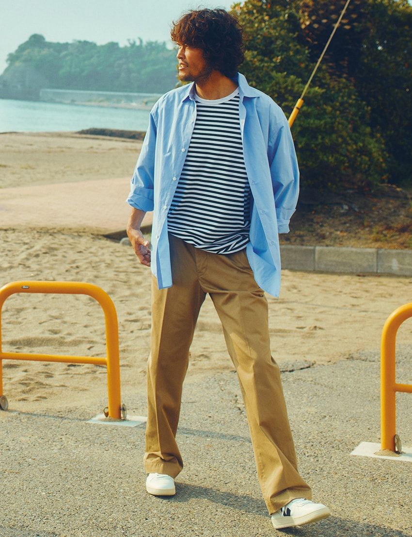 ボーダーTシャツを大人っぽく着こなすコツは“色使い”。攻略のヒントになる4スタイルを - 1枚目の画像