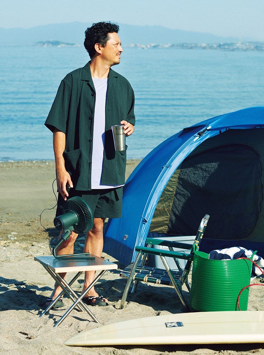 池内博之さんがビーチキャンプに挑戦！山キャンプとの違いは？選んだギアは？ - 2枚目の画像