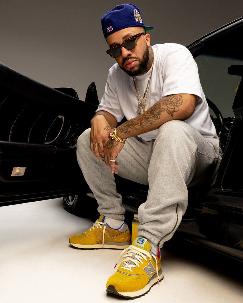 ニューバランス「574 Legacy」を真っ青＆真っ黄色に！ スニーカーを愛するBodegaの別注モデル登場 - 1枚目の画像