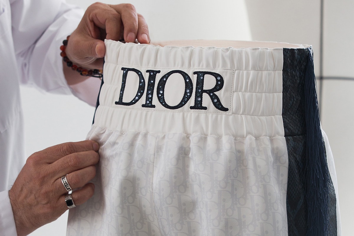 世界初「ディオール」のボクシング用トランクス。着用したのは