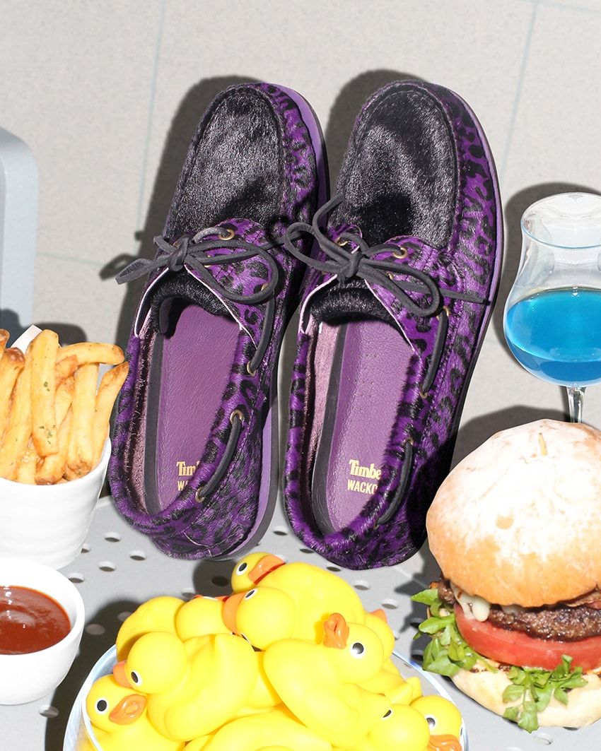 ティンバーランドがワコマリアと初コラボ。傑作ボートシューズがセクシーなレオパード姿に！ - 2枚目の画像