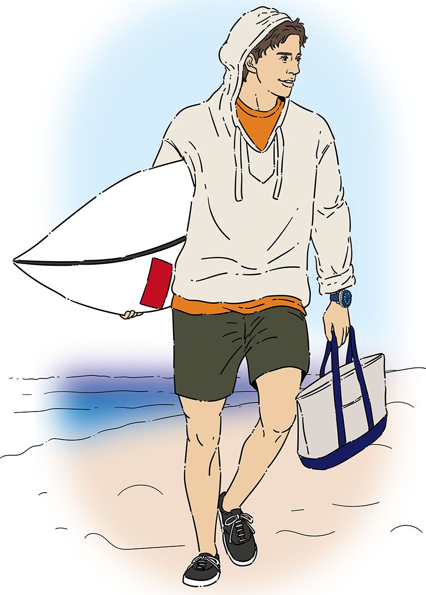 海男の模範解答。「ブランパン」の名作ダイバーズウォッチで仕上げるビーチスタイル - 1枚目の画像