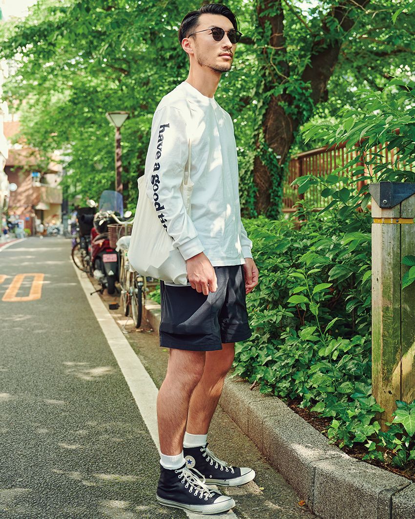 大人の短パンコーデは“長袖”を合わせて子供っぽさを回避！こんな7人のように - 4枚目の画像