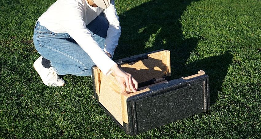 “折り畳める”発泡スチロールの箱。かさ張らず保冷力も抜群だから、車に常備をオススメ！ - 10枚目の画像