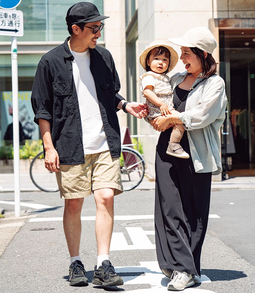 大人のショーツスタイルは「膝を出すなら肘隠す」が正解。長袖シャツで実践した10名 - 3枚目の画像