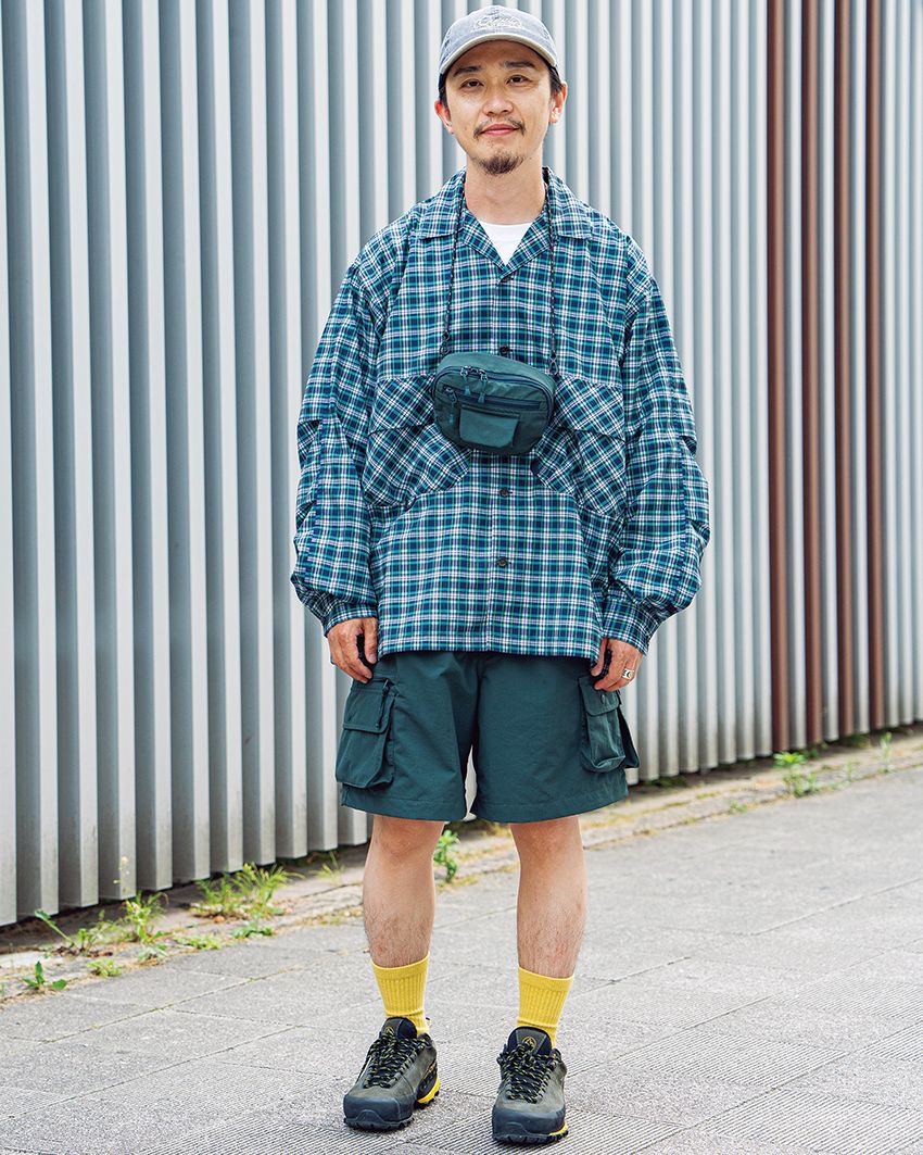 大人のショーツスタイルは「膝を出すなら肘隠す」が正解。長袖シャツで実践した10名 - 8枚目の画像