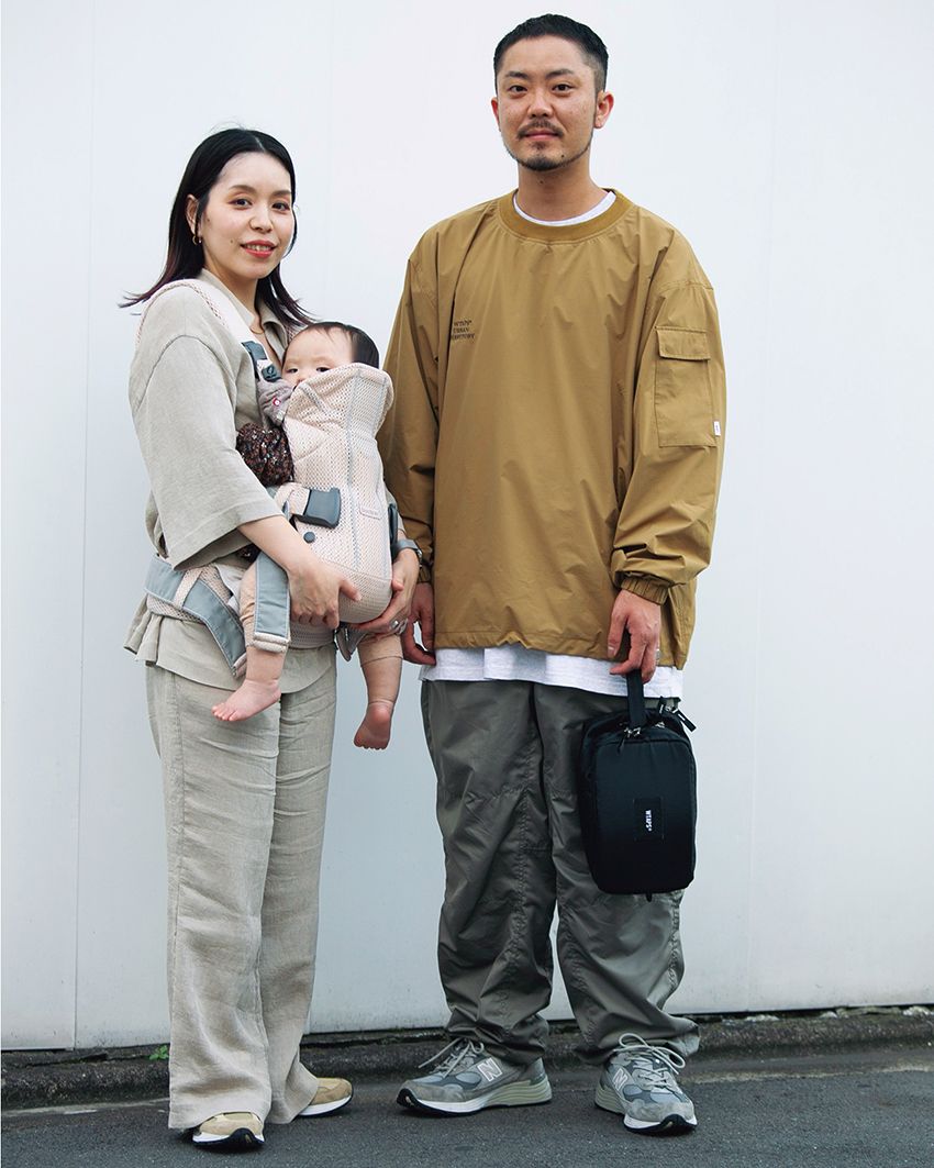 ゆったりパンツをお洒落に着こなすパパをスナップ。大人の余裕を感じるコーデ集 - 1枚目の画像