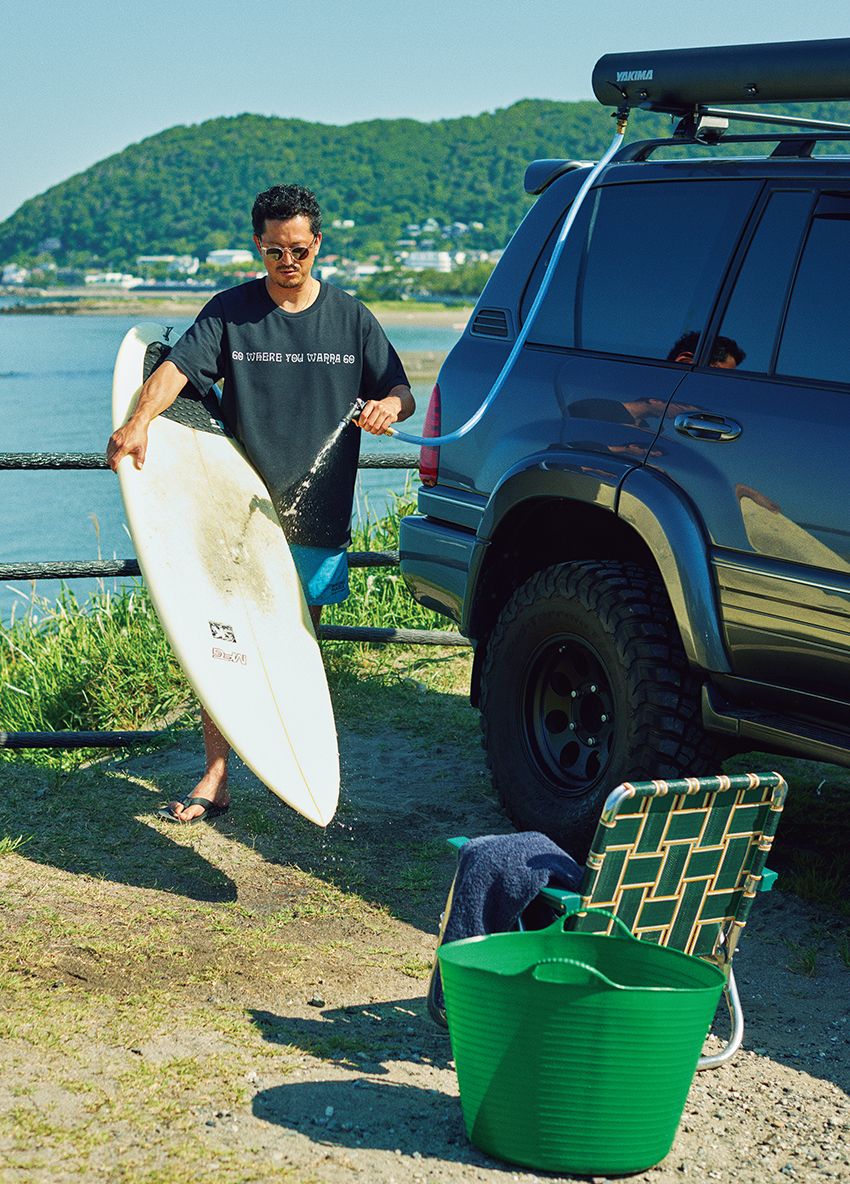 池内博之さんがビーチキャンプで活用する「YAKIMA」のロードシャワーが優秀だ - 4枚目の画像