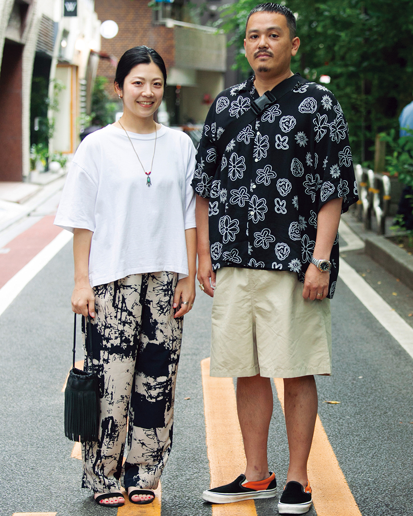 フォトTやボタニカル、刺繍も！センスのいい大人たちに見る“総柄シャツ