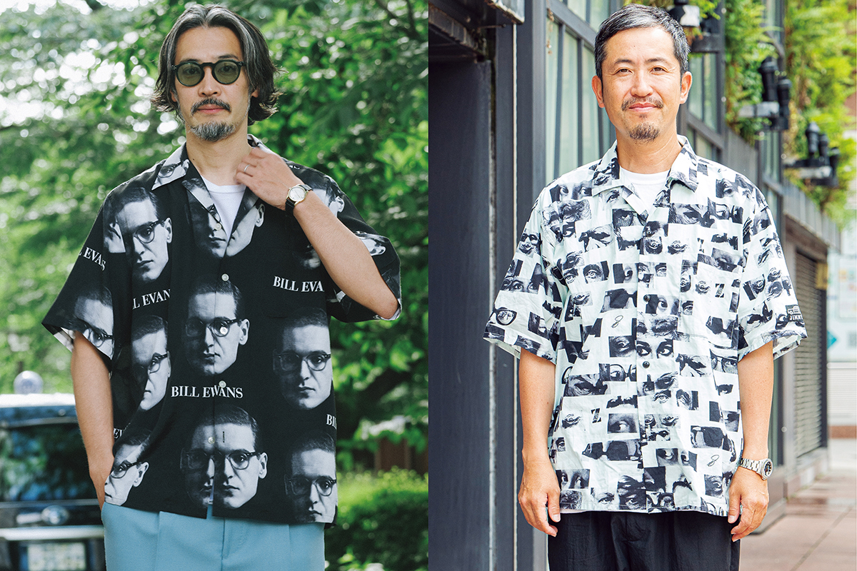 フォトTやボタニカル、刺繍も！センスのいい大人たちに見る“総柄シャツ