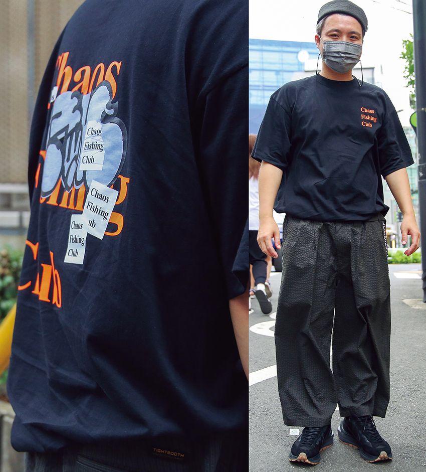 バックプリントを上手く取り入れたスタイルサンプル。フロントはシンプルが正解だ - 8枚目の画像