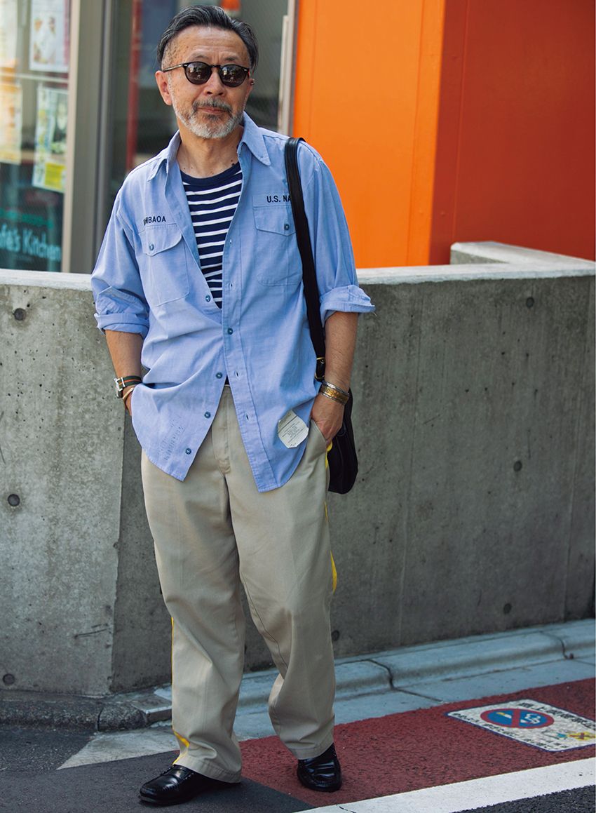 フランスブランドを巧みに取り入れた3人の“ムッシュ系おじさん”。その着こなしポイントを解説 - 2枚目の画像