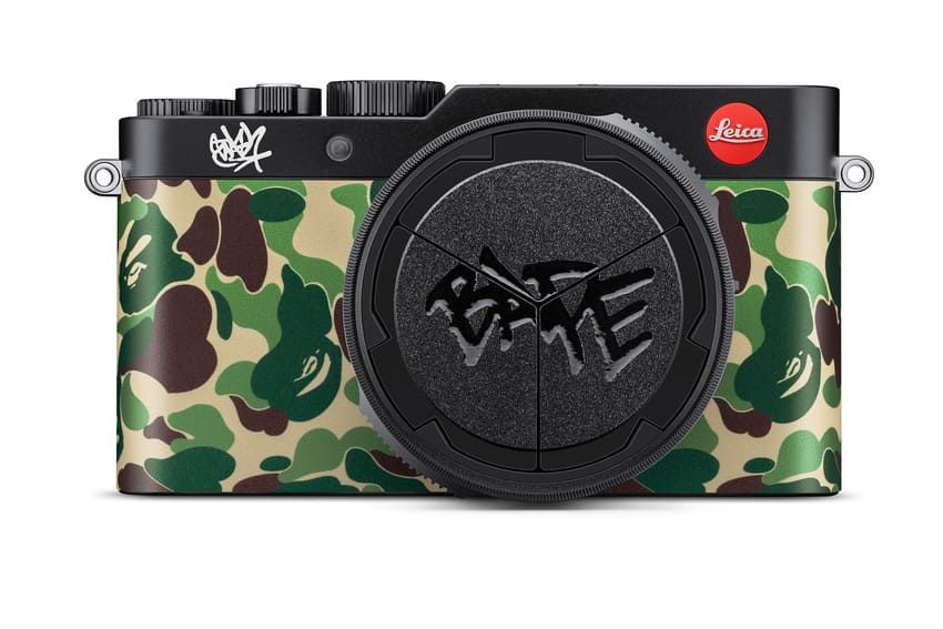 BAPEカモにSTASHのタグが入った「ライカ」。ストリート好き垂涎のカメラ、“黒”は間もなく発売！ - 2枚目の画像