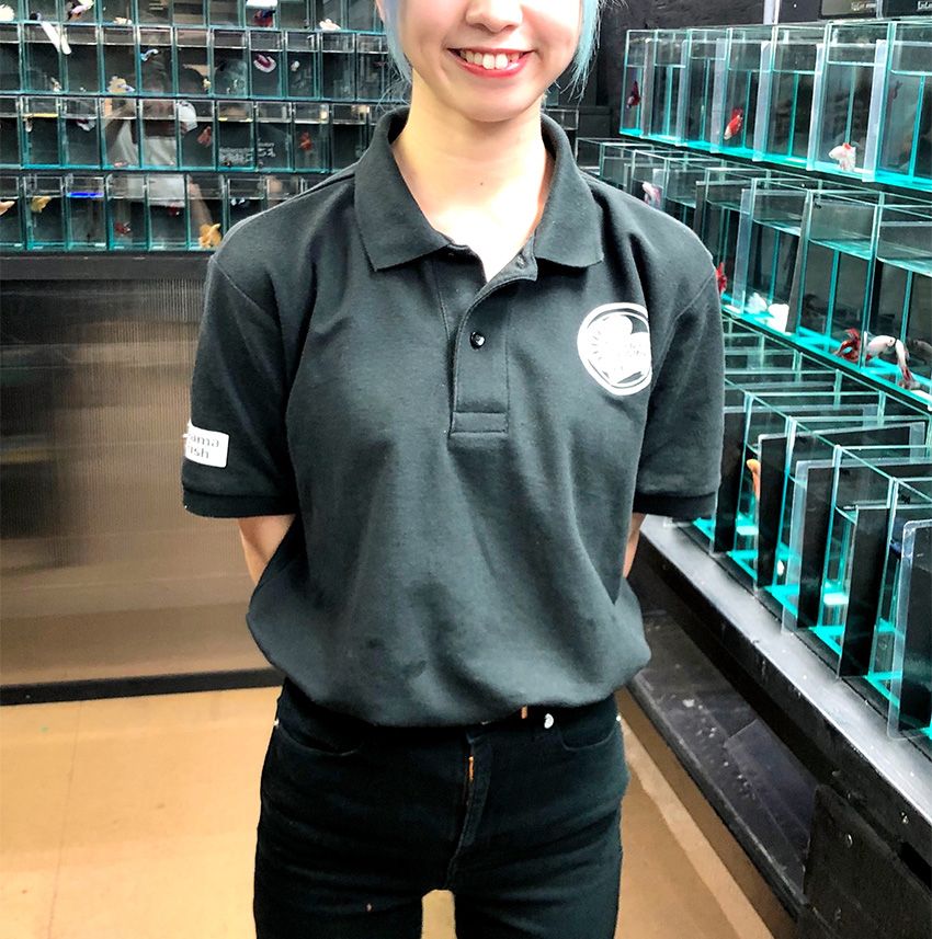 ショーベタ専門店「よこはま金魚」で働く看板娘は、魚への愛が満ち満ちていた - 1枚目の画像