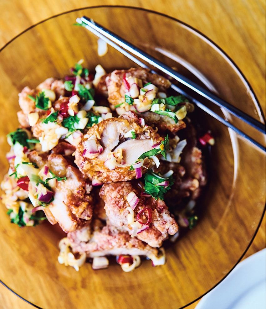 アジアン風味が鬼ウマなミウラメシ「油淋鶏」で、お米もビールもNon stop！ - 1枚目の画像