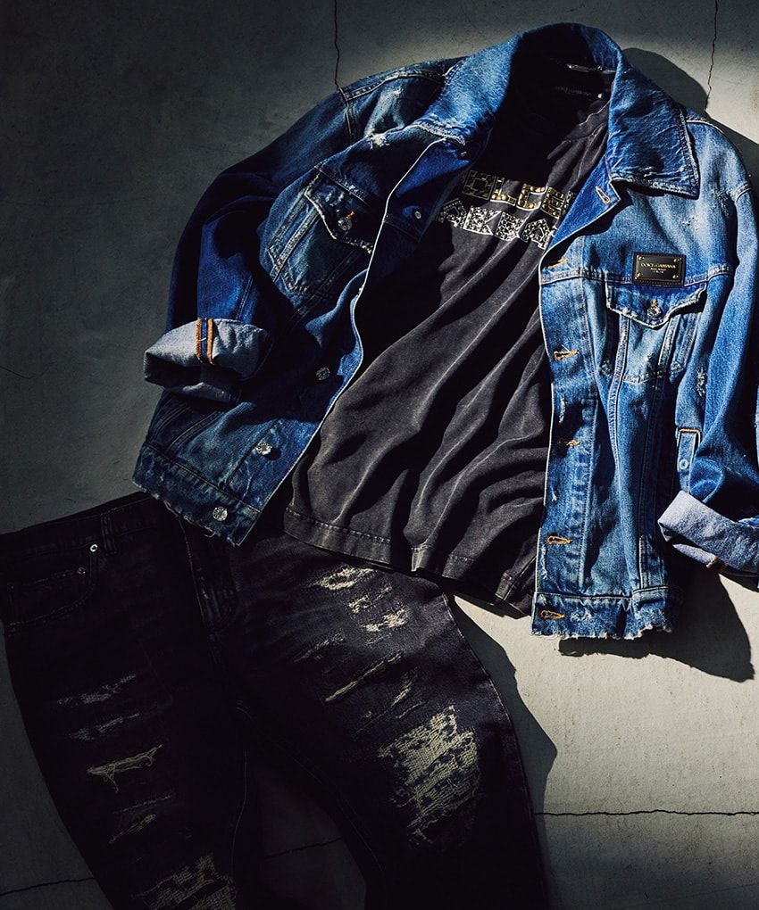 グランジ世代ならグッとくるカート・コバーン的「セリーヌ」と“ドルチェ”のスタッズT - 2枚目の画像