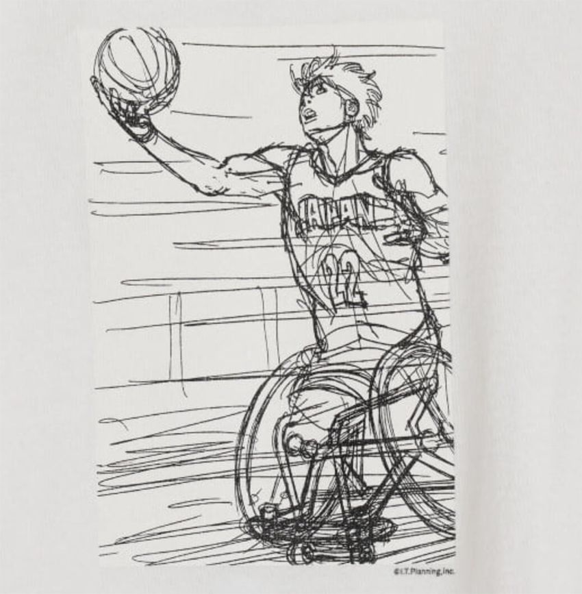 スラムダンク世代を刺激する、井上雄彦“描き下ろし限定プリントT”登場！ - 8枚目の画像