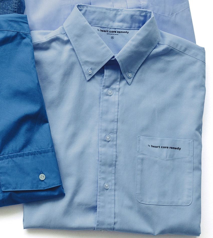 直感に従って爆買いすべし！何枚あっても嬉しい“青シャツ”、6段グラデーション - 6枚目の画像