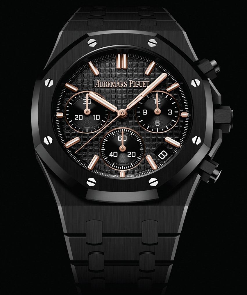 「ロイヤル オーク」クロノに初の黒セラミック登場。これは、ますます入手困難か!? - 1枚目の画像