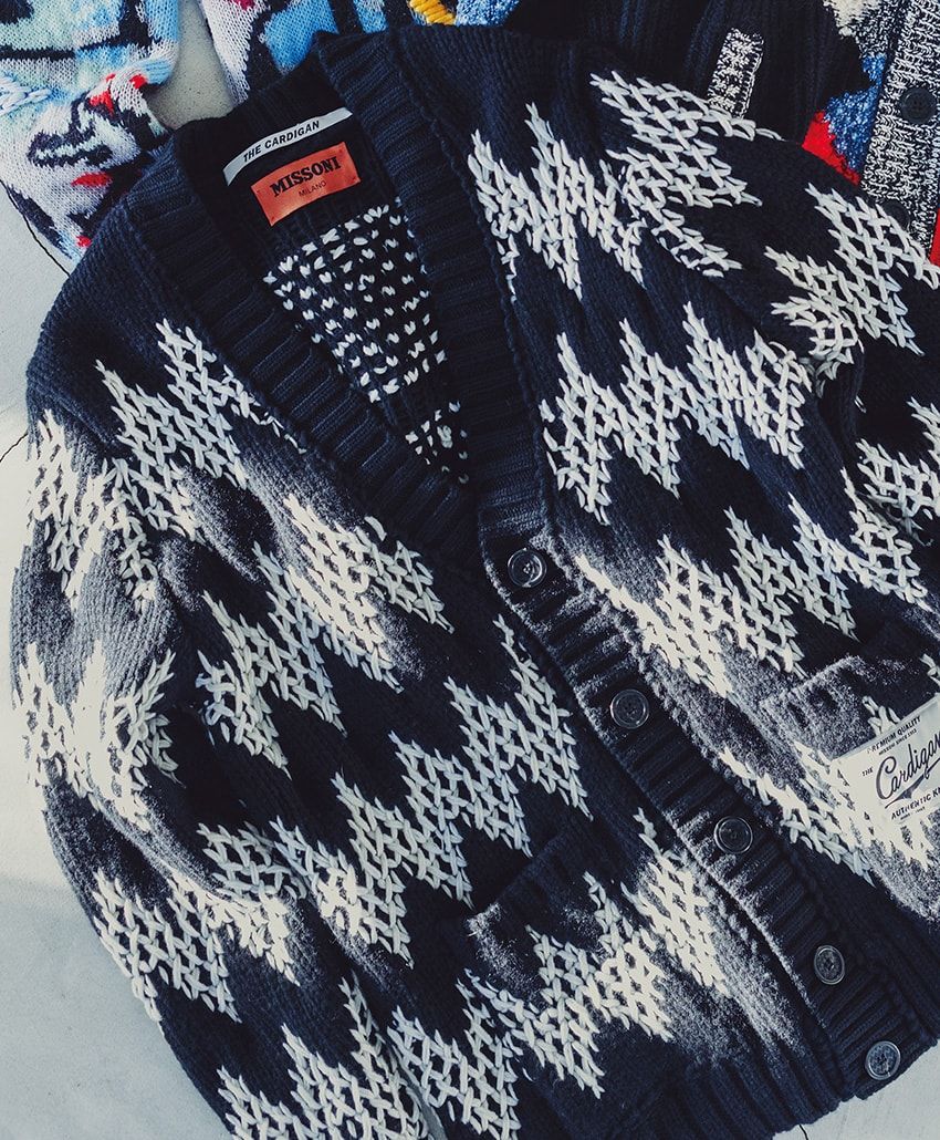 色＆柄の魔術師「ミッソーニ」の、複雑で美しい芸術的ニットカーディガン - 4枚目の画像
