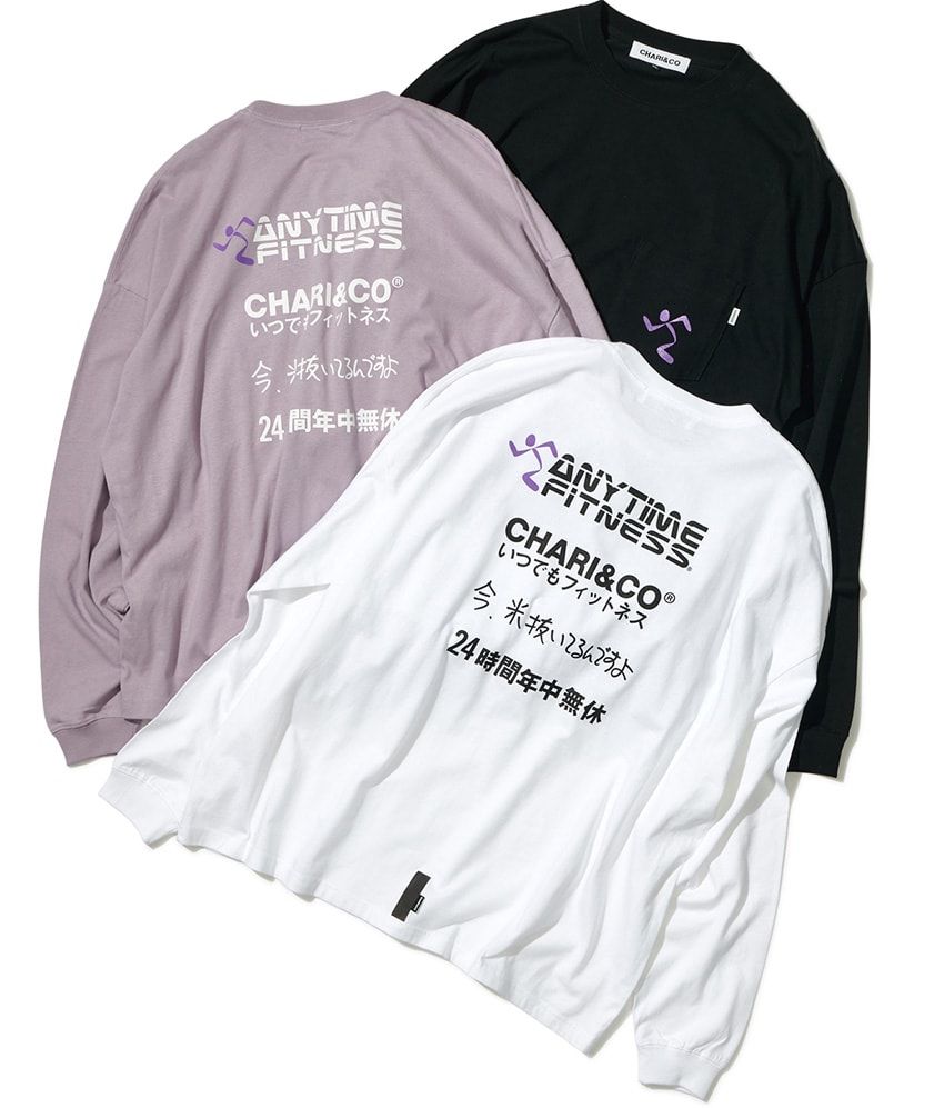 「今、米抜いてる」加賀美 健×チャリアンドコー×エニタイムフィットネスのTシャツ。前面は驚異のシックスパック！ - 2枚目の画像