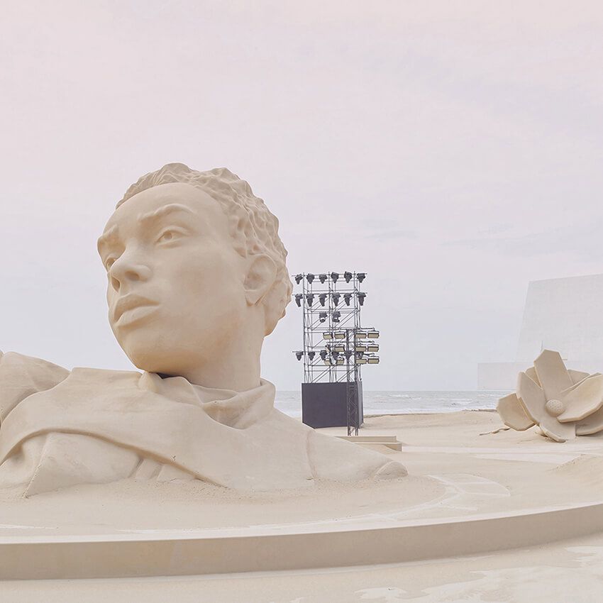 一夜限りの「砂のルイ・ヴィトン」。本気すぎる“遊び場”はどこに、なんのためにできたのか - 16枚目の画像