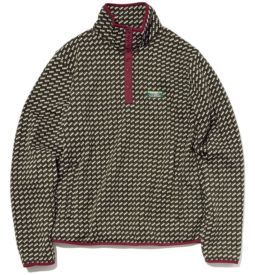 コーデの主役になるプルオーバーのフリース。ビビッドカラーか個性的な柄か、好みはどっち？ - 1枚目の画像