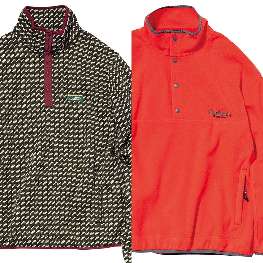 コーデの主役になるプルオーバーのフリース。ビビッドカラーか個性的な柄か、好みはどっち？ - 3枚目の画像