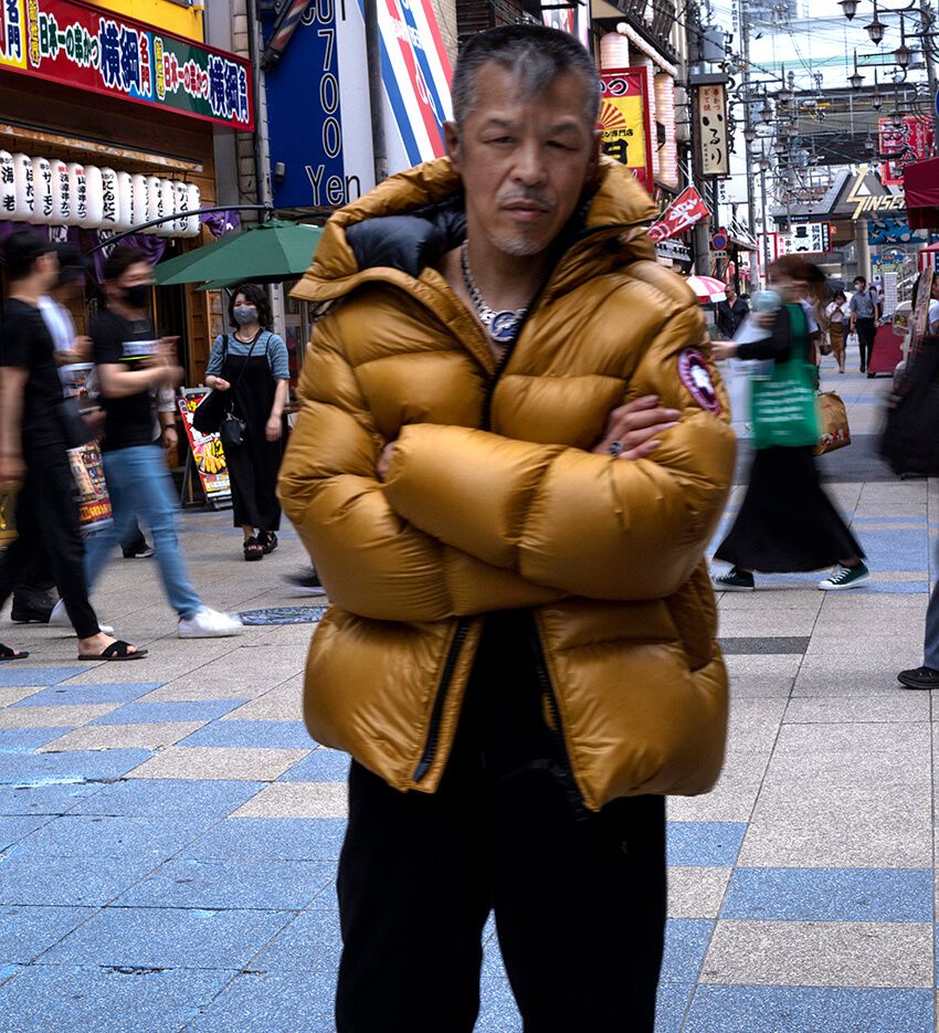 辰𠮷𠀋一郎と「カナダグース」。“本物”同士が邂逅した大阪店のキャンペーンビジュアル - 1枚目の画像