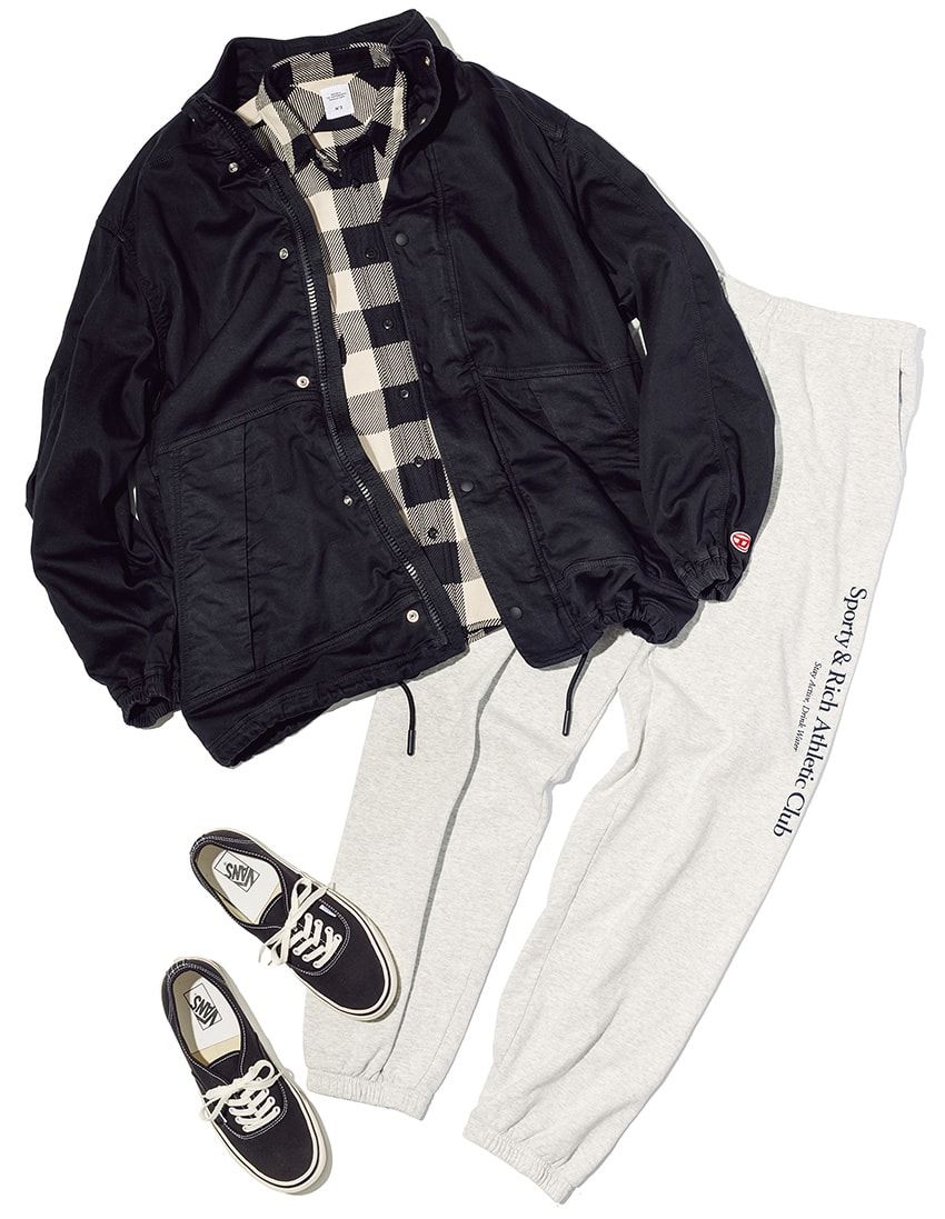 懐の深さNo1。大人の着こなしを支える“黒いアウター”の優良コーディネイト - 2枚目の画像