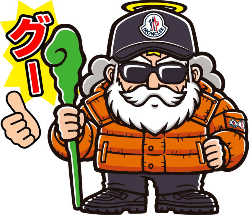 もう使った？「モンクレール × ビックリマン」のLINEスタンプ。ゼウスがやたらイケオジになっててグー！ - 6枚目の画像