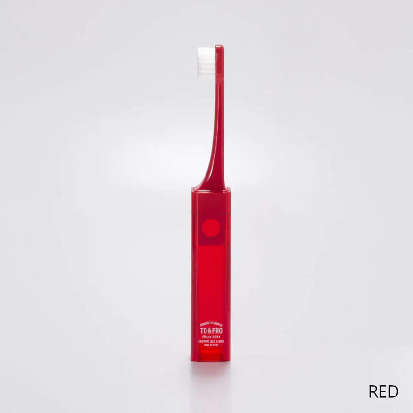 L字になる歯ブラシ”は、歯磨き粉なしでもツルツルになって超軽量、携帯