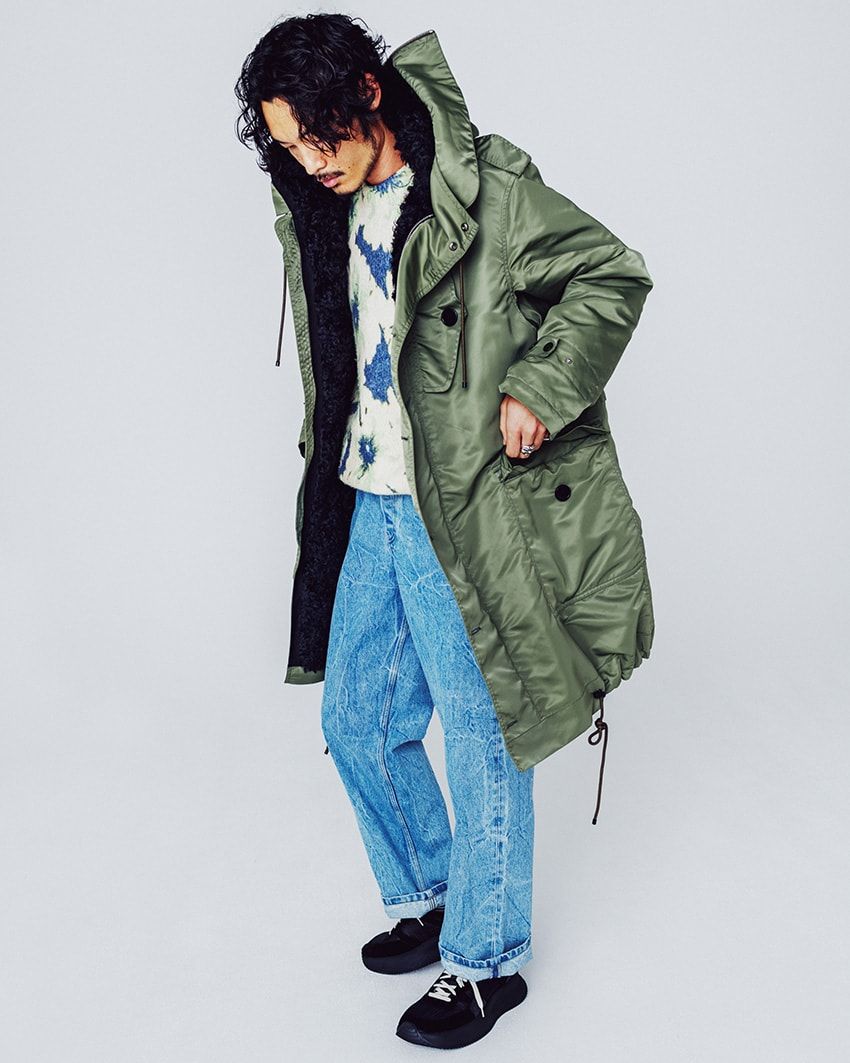 ガチ勢に見られたくない人へ。武骨に見せない「ドリス ヴァン ノッテン」のミリタリー風コート - 1枚目の画像