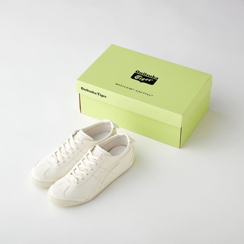 サボテンで作ったスニーカー「メキシコ 66」。オニツカタイガーの代名詞にポップな単色カラーが登場 - 2枚目の画像