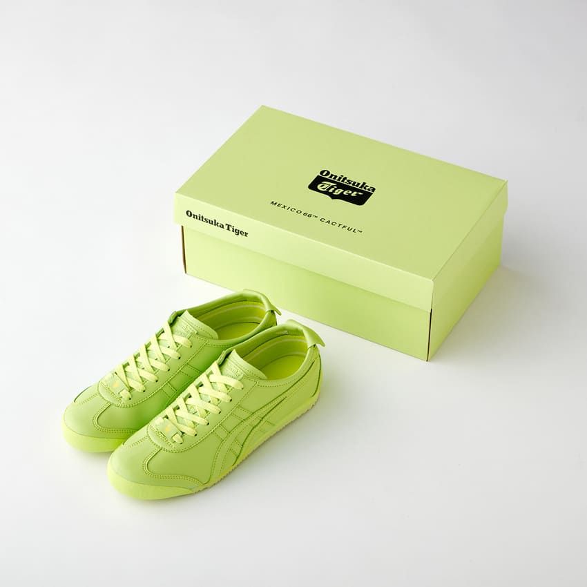 サボテンで作ったスニーカー「メキシコ 66」。オニツカタイガーの代名詞にポップな単色カラーが登場 - 5枚目の画像