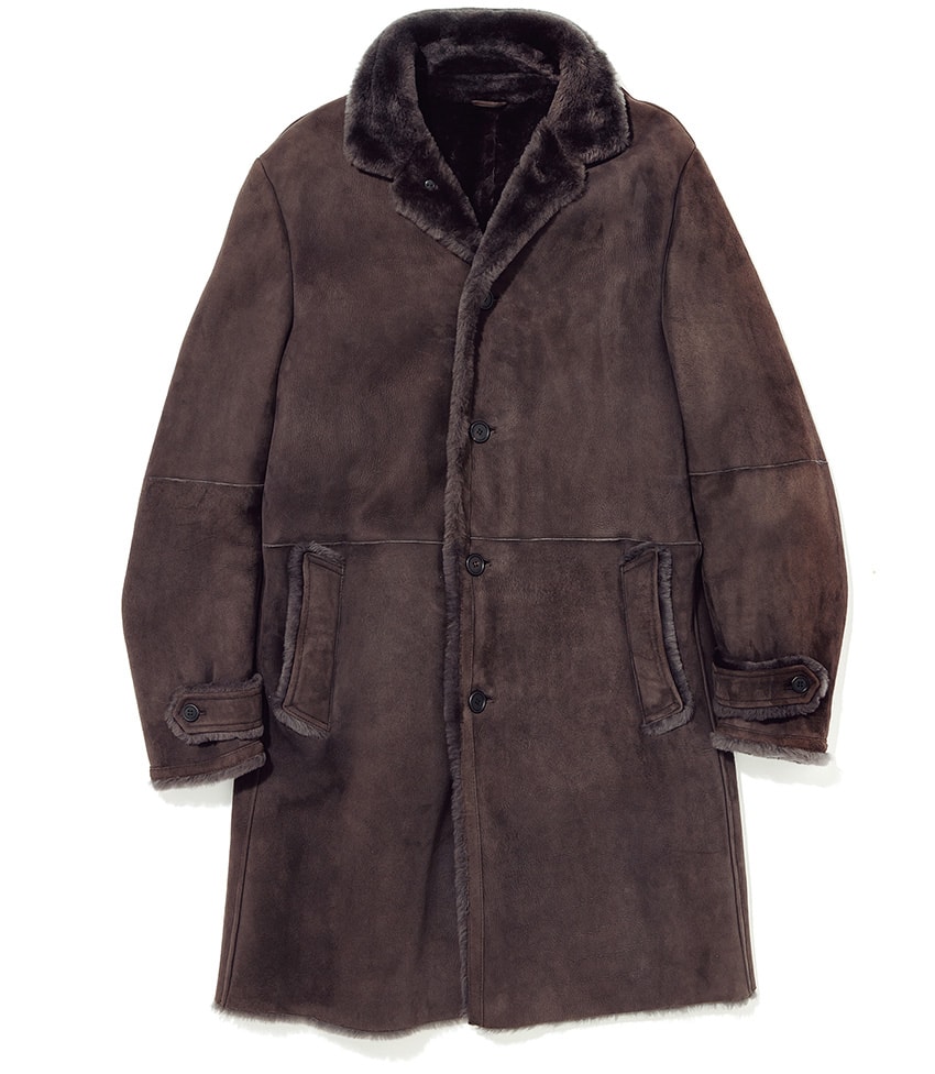 Yoke リバーシブルムートンランチコート YOKE（ヨーク） Reversible Mouton Ranch Coat（リバーシブル