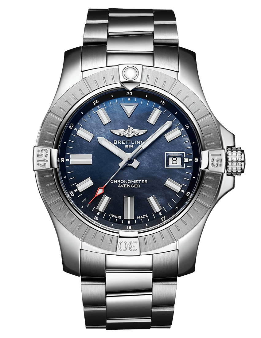 ブライトリング「アベンジャー」にブラックパール登場。定番パイロットウォッチの新境地 - 2枚目の画像