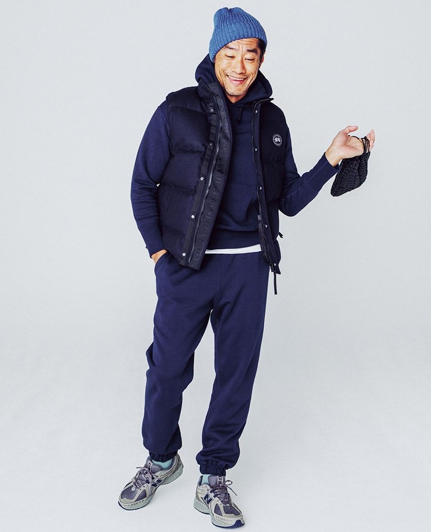 ランニングもキャンプも全身“青”コーデで上手くいく！ユースケ部長の“青い”休日3スタイル - 4枚目の画像