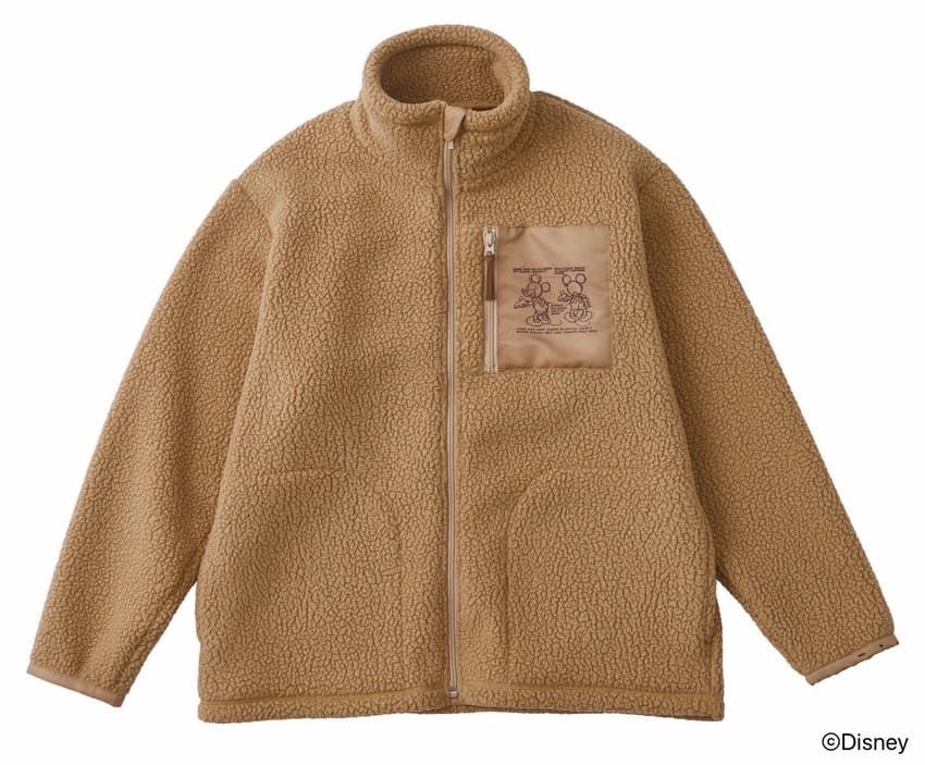 “大人のミッキー”の決定版。デッサン調のミッキーマウスを胸に抱く「ポータークラシック」のフリース - 2枚目の画像