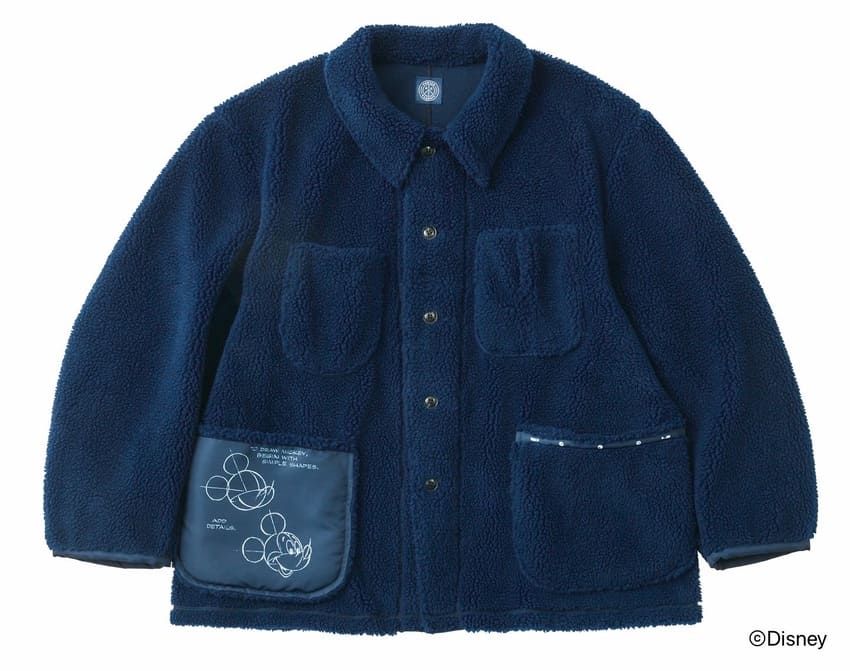 “大人のミッキー”の決定版。デッサン調のミッキーマウスを胸に抱く「ポータークラシック」のフリース - 12枚目の画像