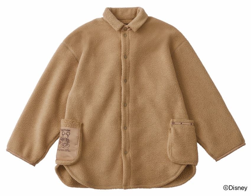 “大人のミッキー”の決定版。デッサン調のミッキーマウスを胸に抱く「ポータークラシック」のフリース - 3枚目の画像