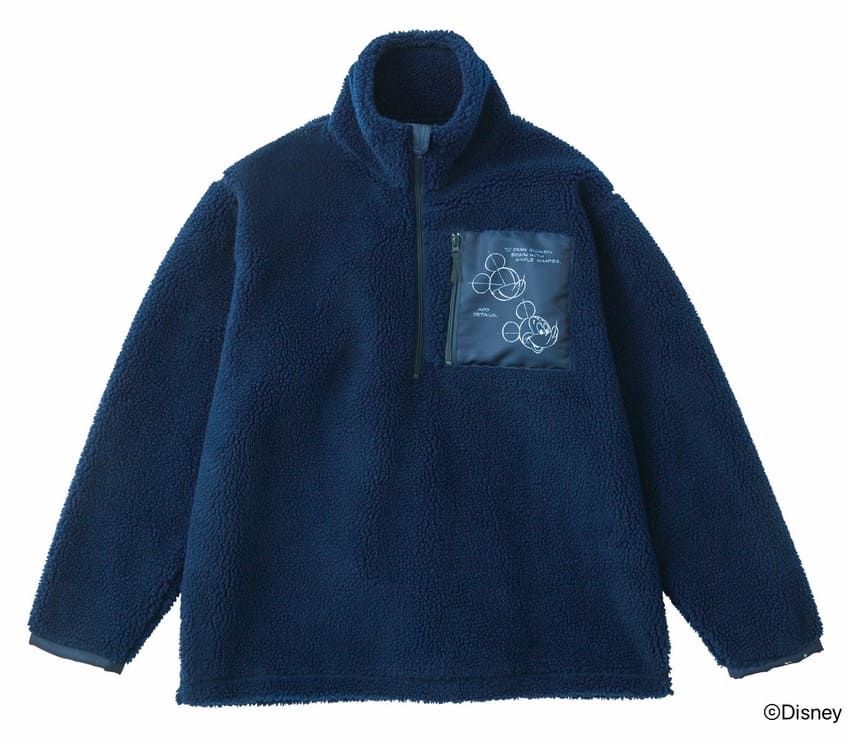 “大人のミッキー”の決定版。デッサン調のミッキーマウスを胸に抱く「ポータークラシック」のフリース - 11枚目の画像