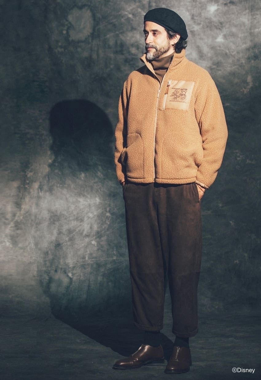 “大人のミッキー”の決定版。デッサン調のミッキーマウスを胸に抱く「ポータークラシック」のフリース - 22枚目の画像