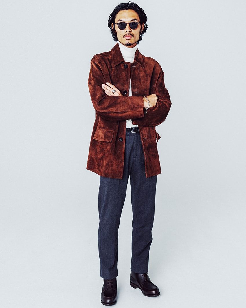 レザースタイルを武骨に見せないポイントを「ワコマリア」のハーフ丈ジャケットで解説 - 1枚目の画像