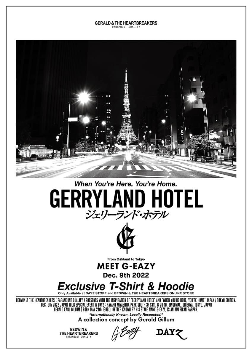 ラッパーG-EAZYがベドウィンと再コラボ。イベントでは「THE DELINQUENTS」のアイテムも！ - 2枚目の画像