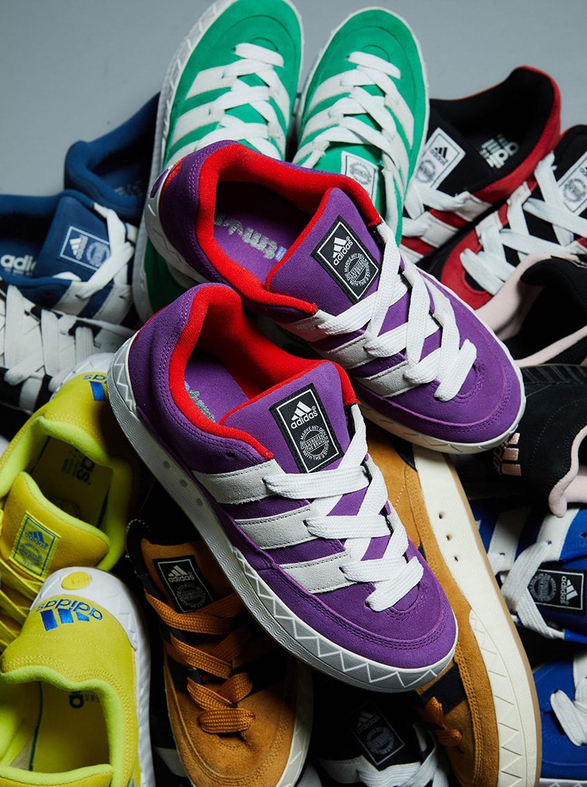 アディダス「アディマティック」に新色パープル登場。まだゴールデンサイズ残ってます！ - 1枚目の画像