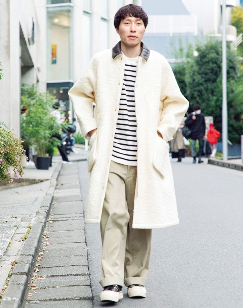 「ロングコートは身長がモノをいう」は間違い。160〜170cmの着こなし巧者を街角で発見！ - 10枚目の画像